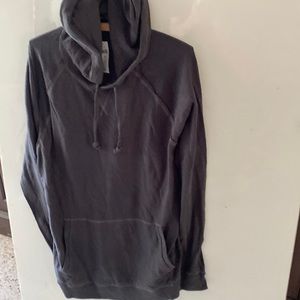 Men Banana Republic NEW WITH TAGS Black XL  pullover sweatshirt with hood